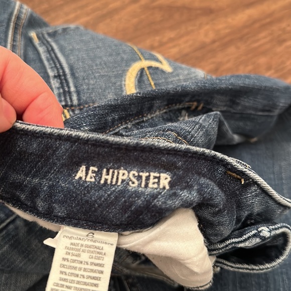 American Eagle. Vintage. Size 6 hipster. - Picture 5 of 6